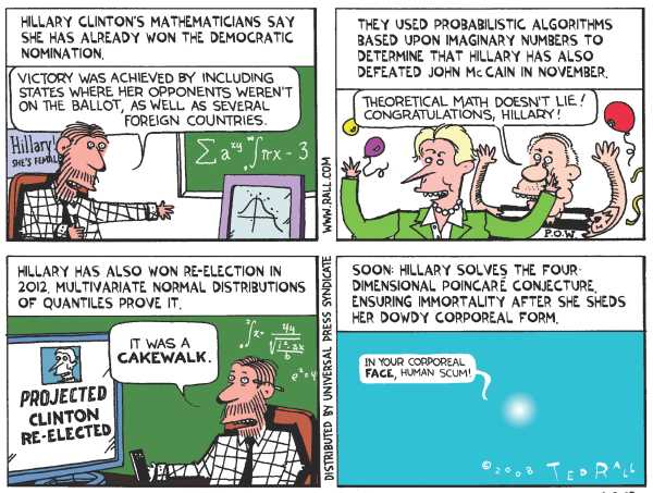Editorial Cartoon by Ted Rall on Campaign News