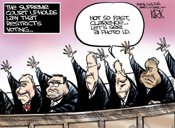 Editorial Cartoon by Kirk Walters, Toledo Blade on In Other News