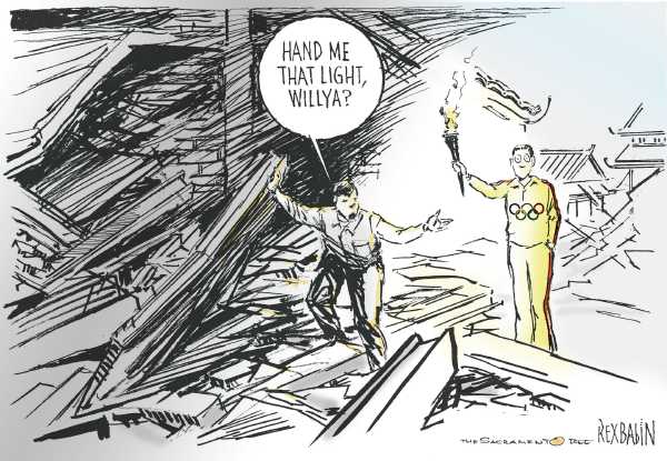 Editorial Cartoon by Rex Babin, Sacramento Bee on In Other News