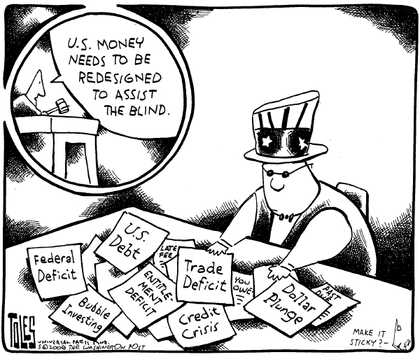Editorial Cartoon by Tom Toles, Washington Post on In Other News