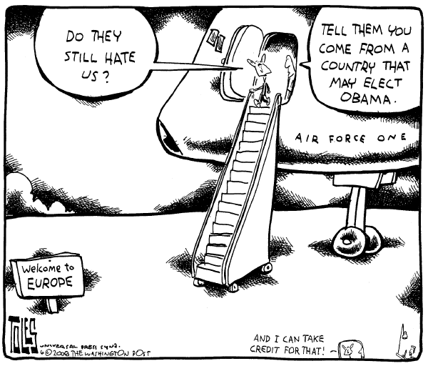 Editorial Cartoon by Tom Toles, Washington Post on Administration Mislead Nation into War