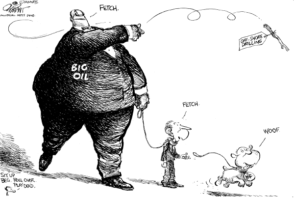 Editorial Cartoon by Pat Oliphant, Universal Press Syndicate on Americans Looking for Gas Alternatives