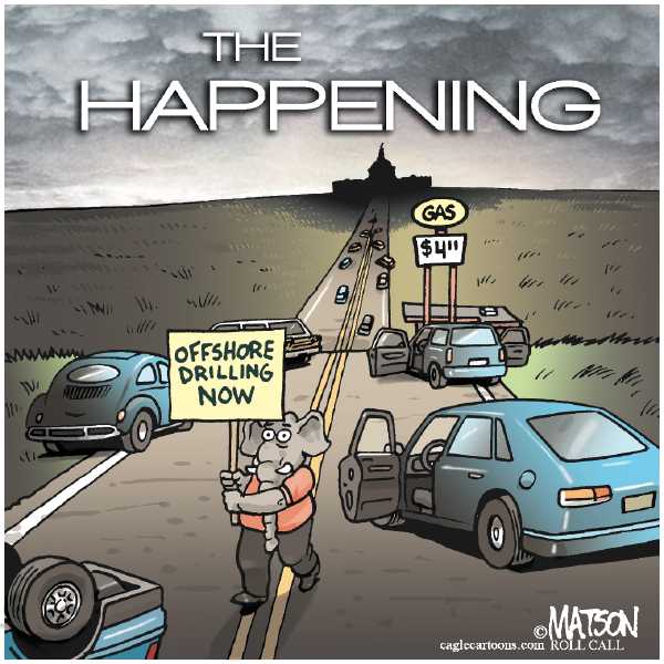 Editorial Cartoon by RJ Matson, Cagle Cartoons on Gas Solution Sought