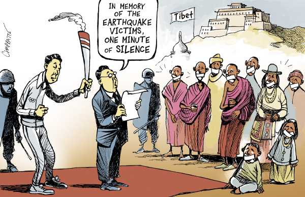 Editorial Cartoon by Patrick Chappatte, International Herald Tribune on In Other News