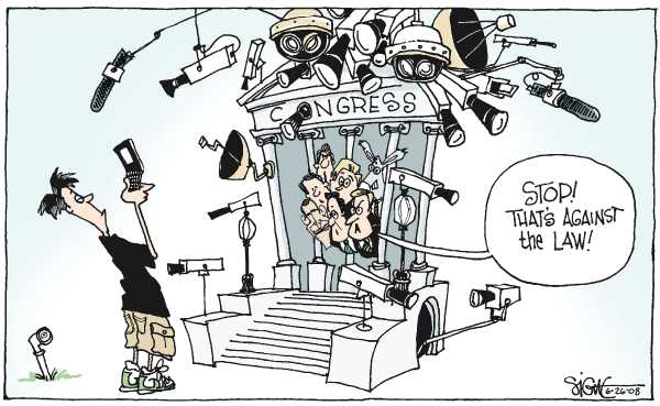 Editorial Cartoon by Signe Wilkinson, Philadelphia Daily News on War Against Terror Hits Home