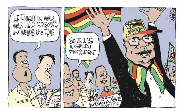 Editorial Cartoon by Signe Wilkinson, Philadelphia Daily News on In Other News
