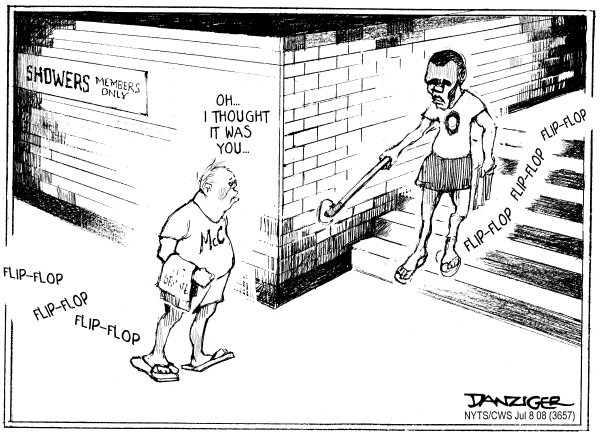 Editorial Cartoon by Jeff Danziger, CWS/CartoonArts Intl. on Campaign News