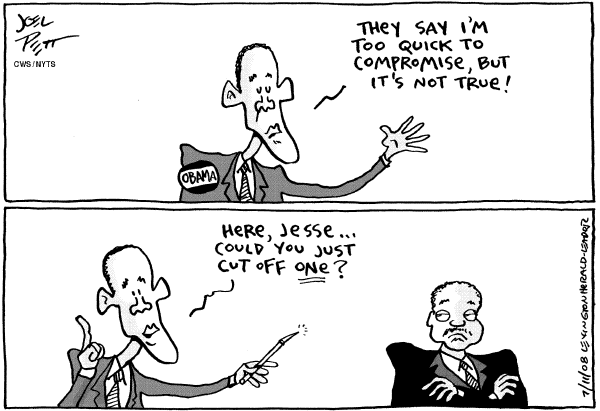 Editorial Cartoon by Joel Pett, Lexington Herald-Leader, CWS/CartoonArts Intl. on Campaign News
