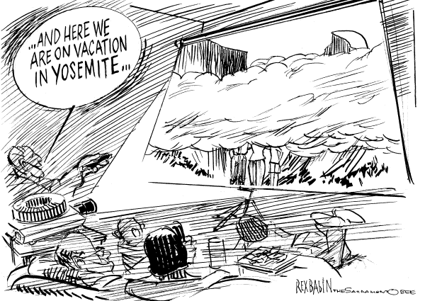 Editorial Cartoon by Rex Babin, Sacramento Bee on In Other News
