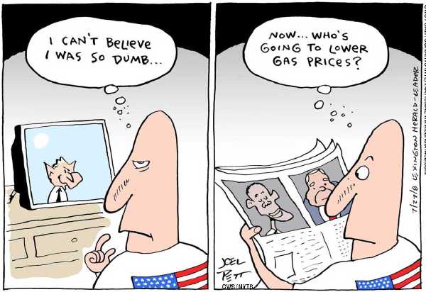Editorial Cartoon by Joel Pett, Lexington Herald-Leader, CWS/CartoonArts Intl. on Bush Counts Down