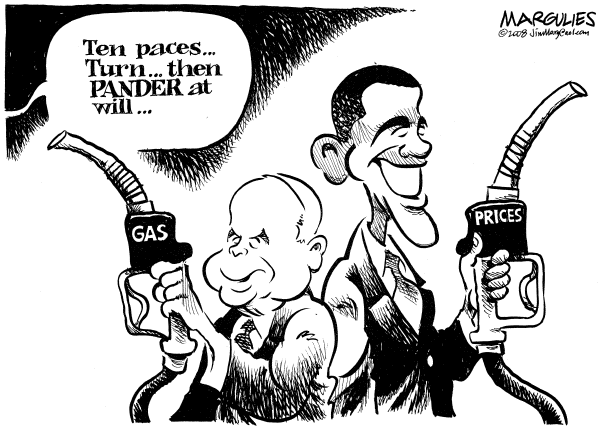 Editorial Cartoon by Jimmy Margulies, The Record, New Jersey on Oil Solutions Sought