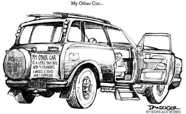 Editorial Cartoon by Jeff Danziger, CWS/CartoonArts Intl. on Oil Solutions Sought