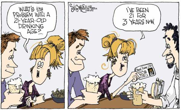 Editorial Cartoon by Signe Wilkinson, Philadelphia Daily News on In Other News