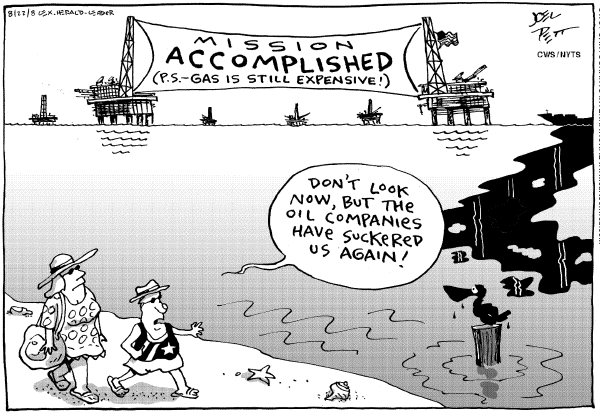 Editorial Cartoon by Joel Pett, Lexington Herald-Leader, CWS/CartoonArts Intl. on Recession Looms