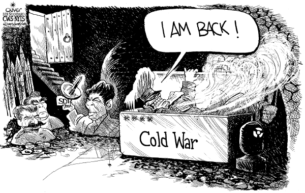 Editorial Cartoon by Oliver Schopf, Der Standard, Vienna, Austria on Russia Mops Up