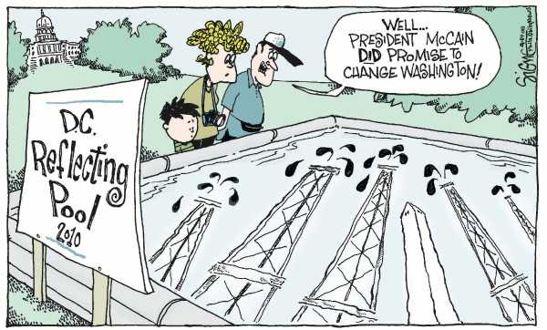 Editorial Cartoon by Signe Wilkinson, Philadelphia Daily News on Republicans Addresses Energy Needs
