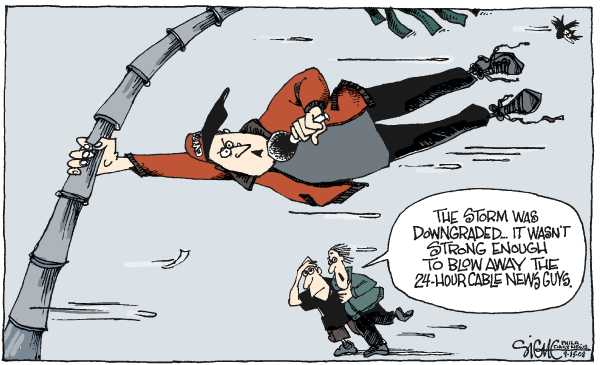 Editorial Cartoon by Signe Wilkinson, Philadelphia Daily News on In Other News