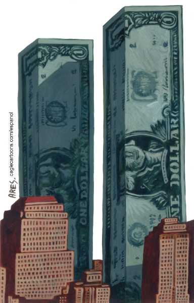 Editorial Cartoon by Aristides Esteban Hernandez Guerrero, Juventud Rebelde (Havana) on Bailout Plan Still Imminent