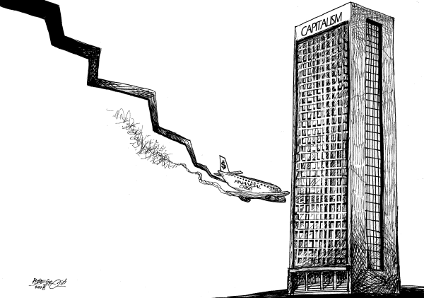 Editorial Cartoon by Petar Pismestrovic, Kleine Zeitung, Austria on Bailout Plan Still Imminent