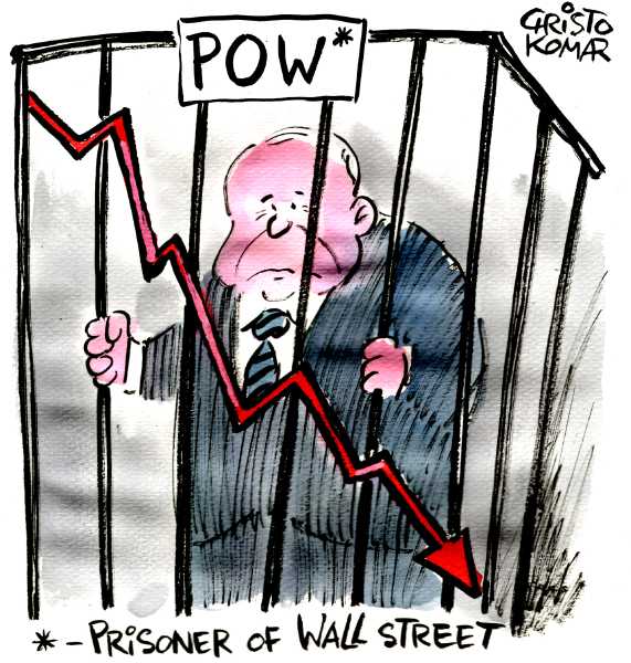 Editorial Cartoon by Christo Komarnitski, Sega, Sofia, Bulgaria on Obama Surges in All Polls