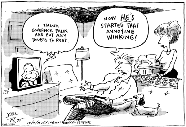 Editorial Cartoon by Joel Pett, Lexington Herald-Leader, CWS/CartoonArts Intl. on Obama Surges in All Polls