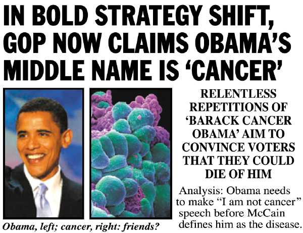 Editorial Cartoon by Don Asmussen, San Francisco Chronicle on Obama Surges in All Polls