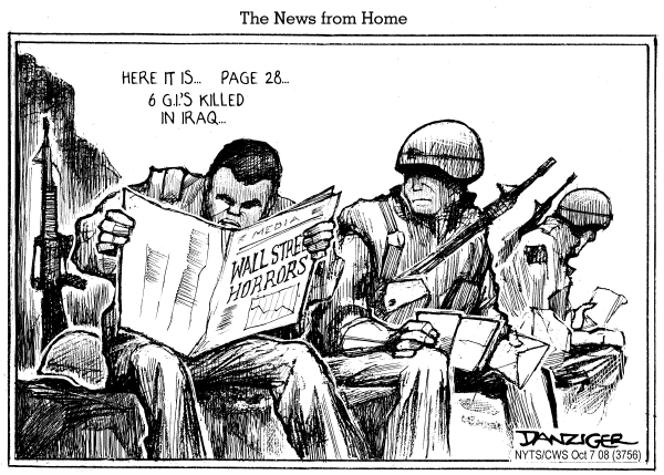 Editorial Cartoon by Jeff Danziger, CWS/CartoonArts Intl. on In Other News