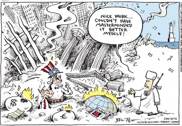 Editorial Cartoon by Joel Pett, Lexington Herald-Leader, CWS/CartoonArts Intl. on President Promises Recovery