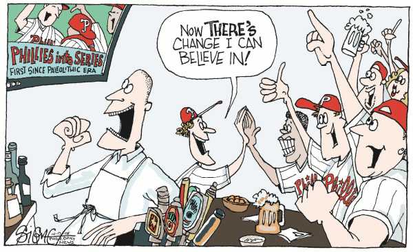 Editorial Cartoon by Signe Wilkinson, Philadelphia Daily News on In Other News