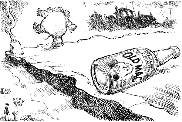 Editorial Cartoon by Pat Oliphant, Universal Press Syndicate on McCain’s Efforts Come Up Short