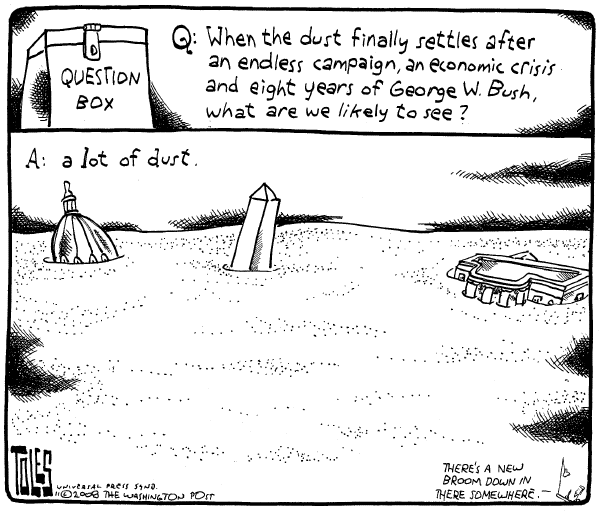 Editorial Cartoon by Tom Toles, Washington Post on In Other News
