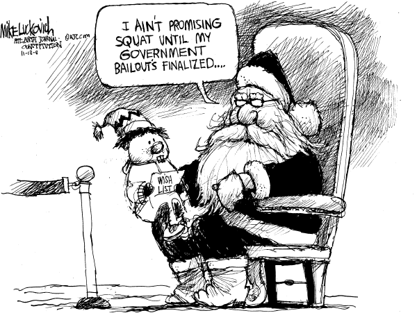 Editorial Cartoon by Mike Luckovich, Atlanta Journal-Constitution on In Other News