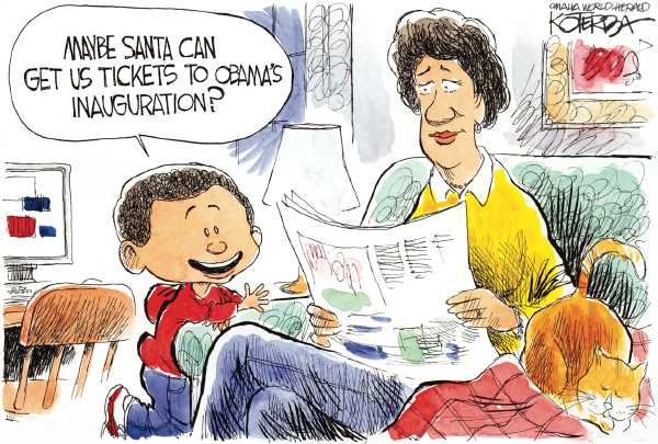 Political/Editorial Cartoon by Jeff Koterba, Omaha World-Herald on In Other News