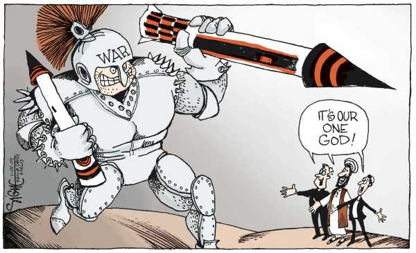 Political/editorial cartoon