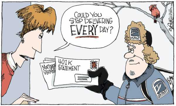 Political/Editorial Cartoon by Signe Wilkinson, Philadelphia Daily News on Economy Continues to Tank