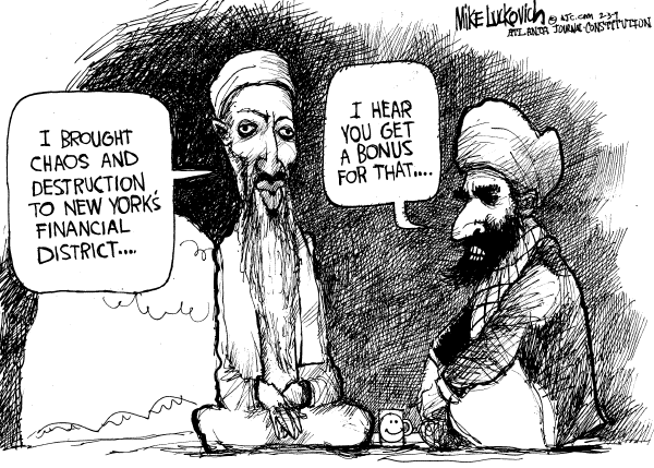 Political/Editorial Cartoon by Mike Luckovich, Atlanta Journal-Constitution on In Other News