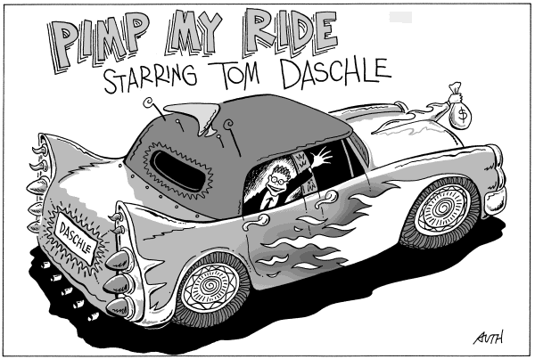Political/Editorial Cartoon by Tony Auth, Philadelphia Inquirer on Tax Problems Plague Appointments