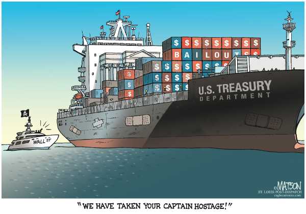 Political/Editorial Cartoon by RJ Matson, Cagle Cartoons on Stimulus Working as Planned