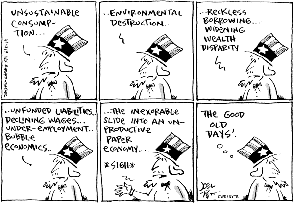 Political/Editorial Cartoon by Joel Pett, Lexington Herald-Leader, CWS/CartoonArts Intl. on Stimulus Working as Planned