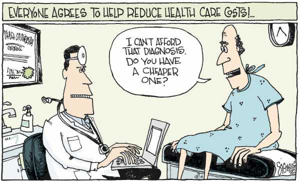 Political/Editorial Cartoon by Signe Wilkinson, Philadelphia Daily News on Health Care to Be Overhauled