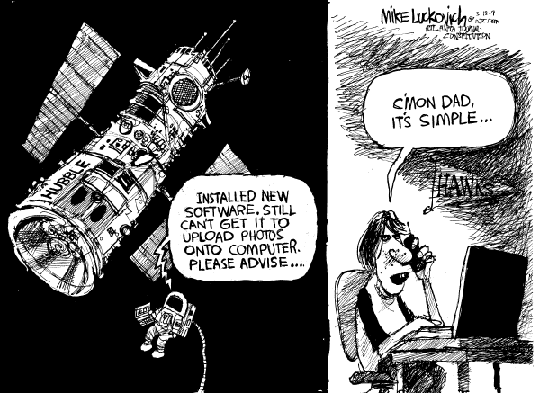 Political/Editorial Cartoon by Mike Luckovich, Atlanta Journal-Constitution on In Other News
