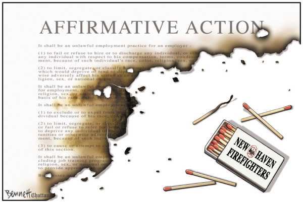 Political/Editorial Cartoon by Clay Bennett, Chattanooga Times Free Press on Court Weakens Affirmative Action