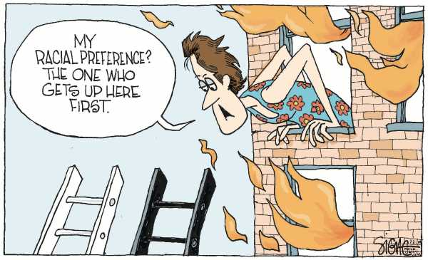 Political/Editorial Cartoon by Signe Wilkinson, Philadelphia Daily News on Court Weakens Affirmative Action