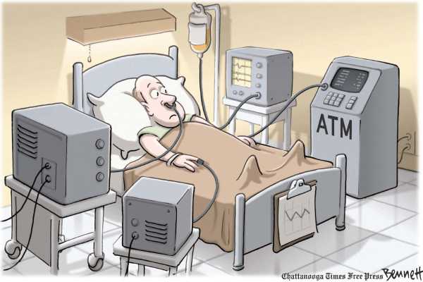 Political/Editorial Cartoon by Clay Bennett, Chattanooga Times Free Press on Americans Hopeful on Economy
