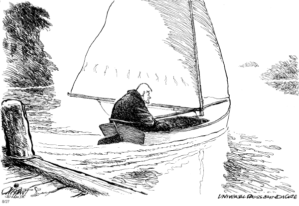 Political/Editorial Cartoon by Jeff Danziger, CWS/CartoonArts Intl. on Ted Kennedy Dead at 77
