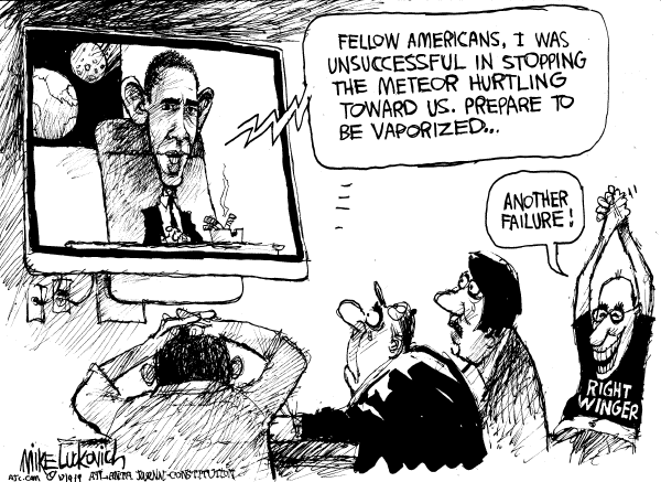 Political/Editorial Cartoon by Mike Luckovich, Atlanta Journal-Constitution on GOP Gaining Strength