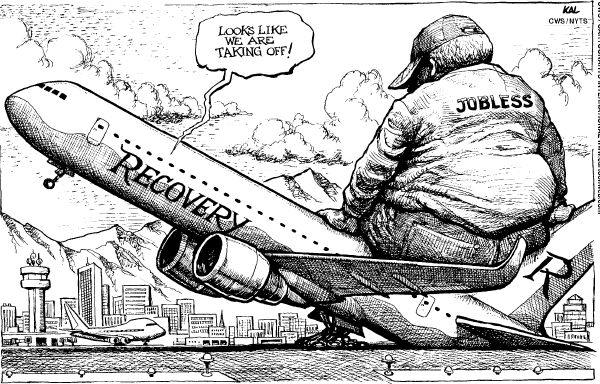 Political/Editorial Cartoon by KAL (Kevin Kallaugher), The Economist, London on Stock Market Climbs