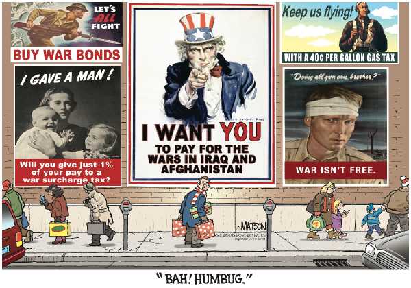 Political/Editorial Cartoon by RJ Matson, Cagle Cartoons on War on Terror Escalates