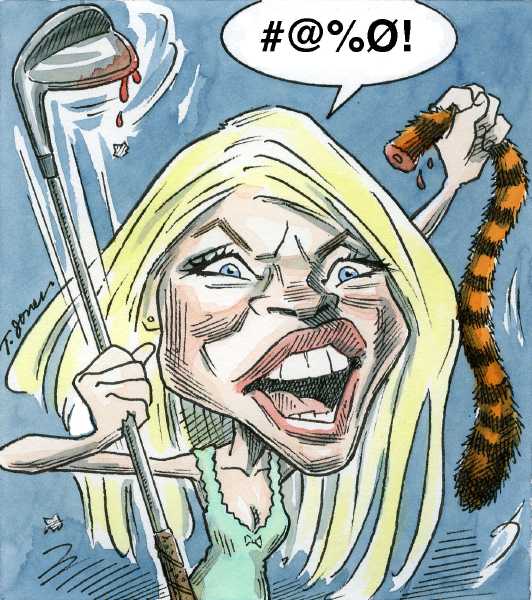 Political/Editorial Cartoon by Taylor Jones, Tribune Media Services on Tiger Woods Injured