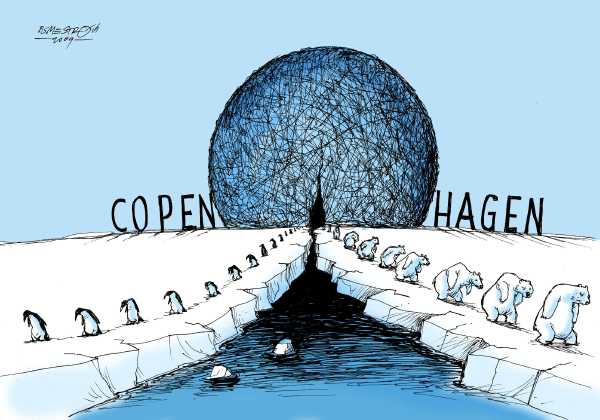 Political/Editorial Cartoon by Petar Pismestrovic, Kleine Zeitung, Austria on Emissions Agreement Reached